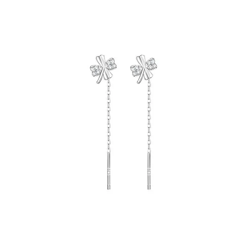 CARAT'S DIARY S999 Fine Silver Drop Earrings Women's-0