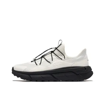 Erke Anti Slip And Wear Resistant Coverage Low Top Chunky Sneakers Men's White Black