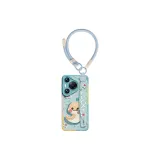 Oil Paintings Flower Snake Green Short Lanyard