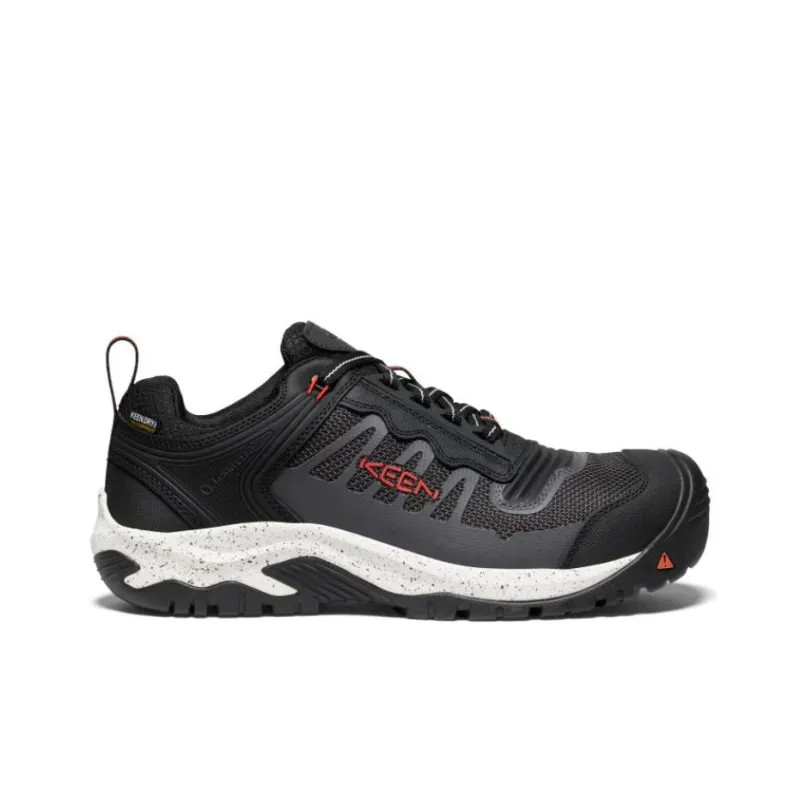 KEEN Shock Absorbers With Slip Resistant Features Low Top Casual Shoes Men's Black-1