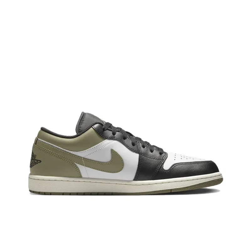 Jordan 1 Low Black Toe Medium Olive-1