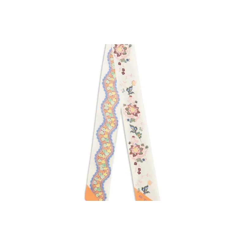ETRO Floral print Silk Scarf-1