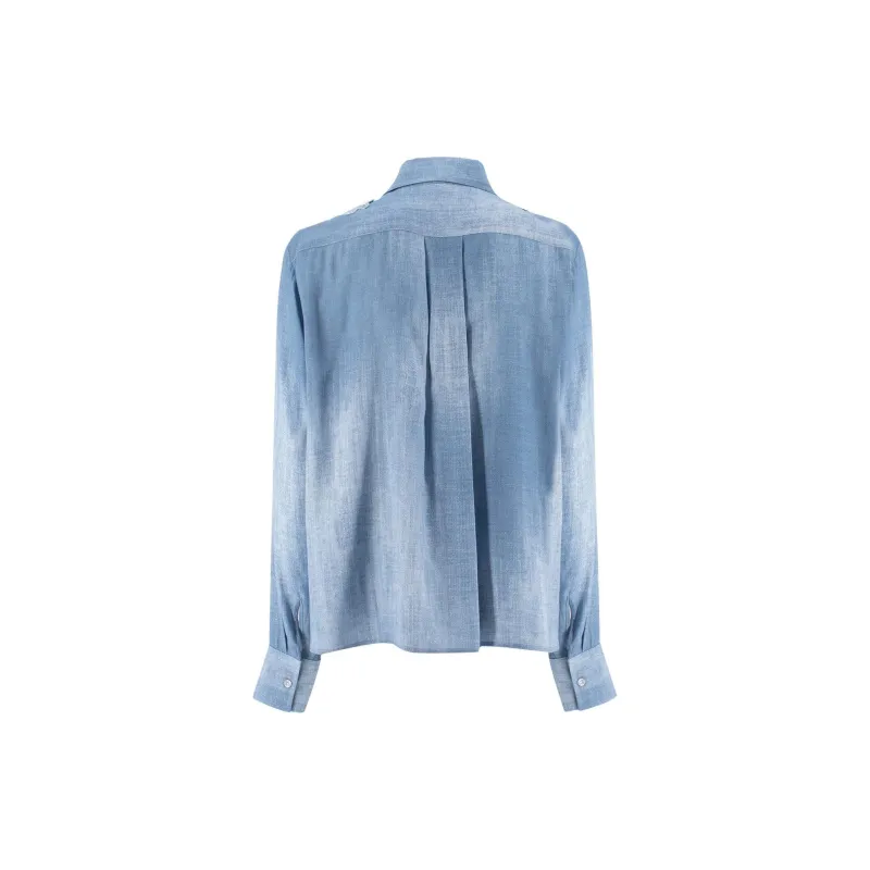 ERMANNO SCERVINO Box Pleat Shirt-1
