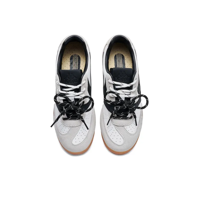 Kappa KG2.0·Little Lightning Back to Back Anti Slip Wear Resistant Low Top Skateboard Shoes Women's Black White-3