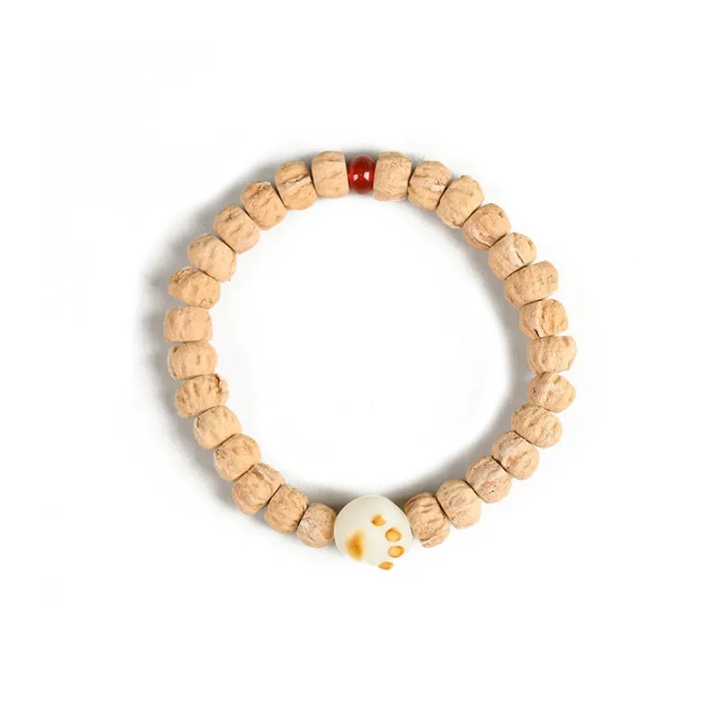SHUZHUO Cacumen Platycladi Seeds Bracelets Unisex-0