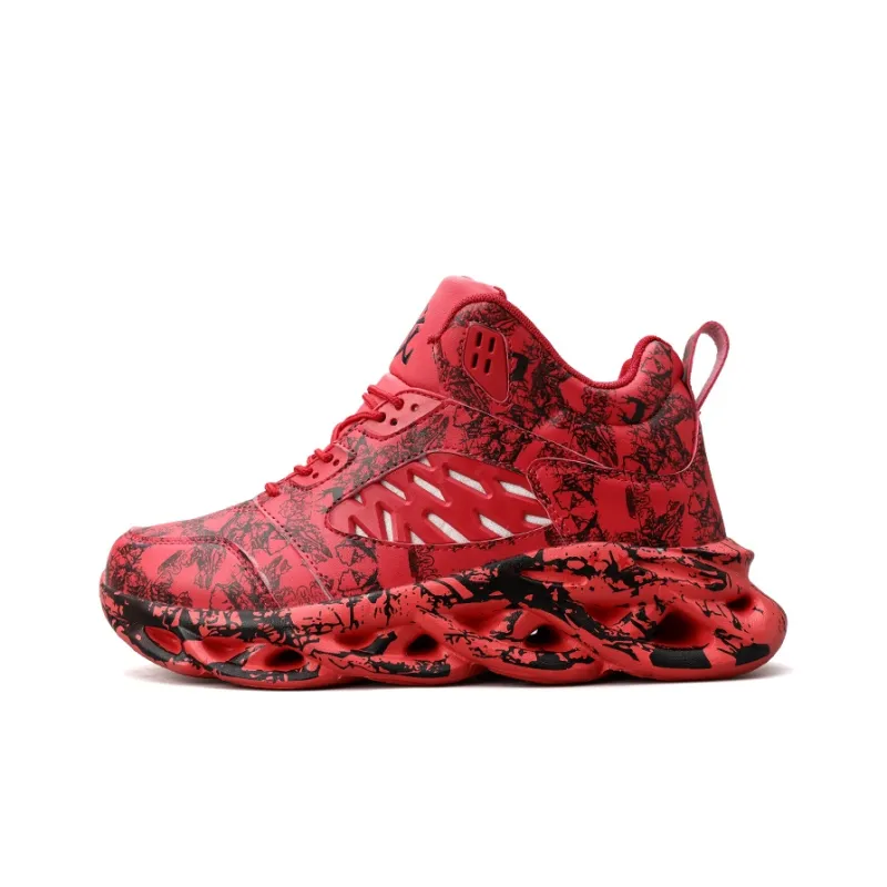 PNKE Anti-Slip And Wear-Resistant Lightweight Height Increasing Mid-Top Chunky Sneakers Men's-8