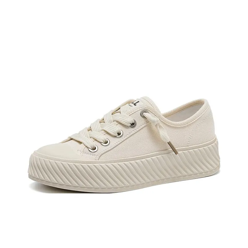 ELLE Abrasion Resistant Low Top Canvas Shoes Women's-6
