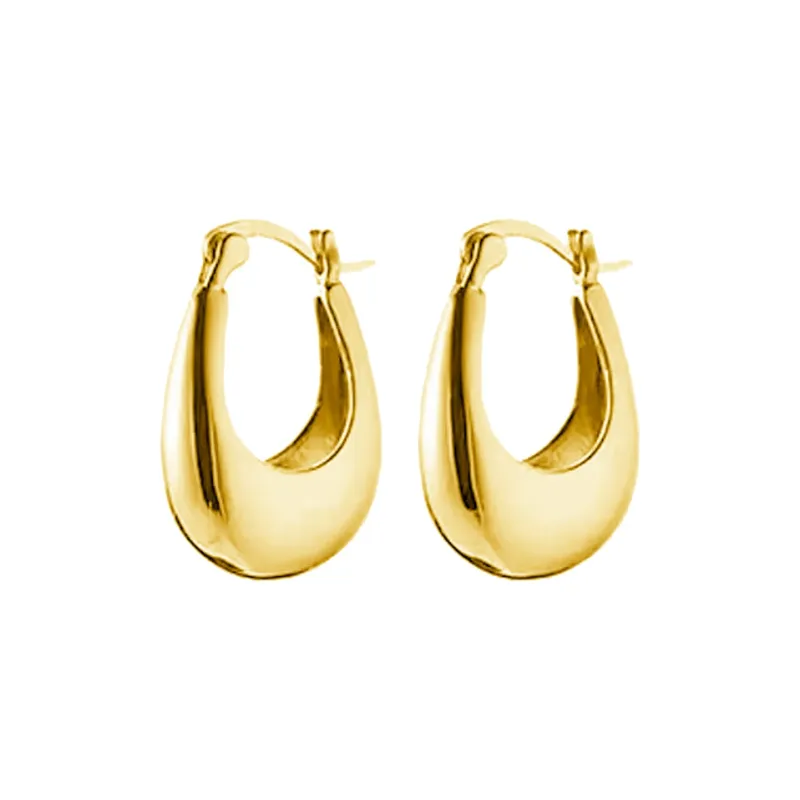 WAW Gold Plated Copper Earrings Women's-0
