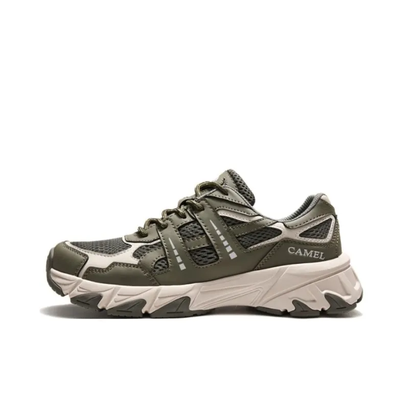 CAMEL Breathable Height Increasing Low-Top Trekking Shoes Men's-0