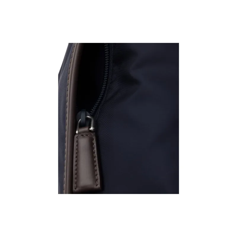 PRADA Re Nylon Recycled Polyamide Messenger Bag, Shoulder Bag Men's Blue & Coffee-4