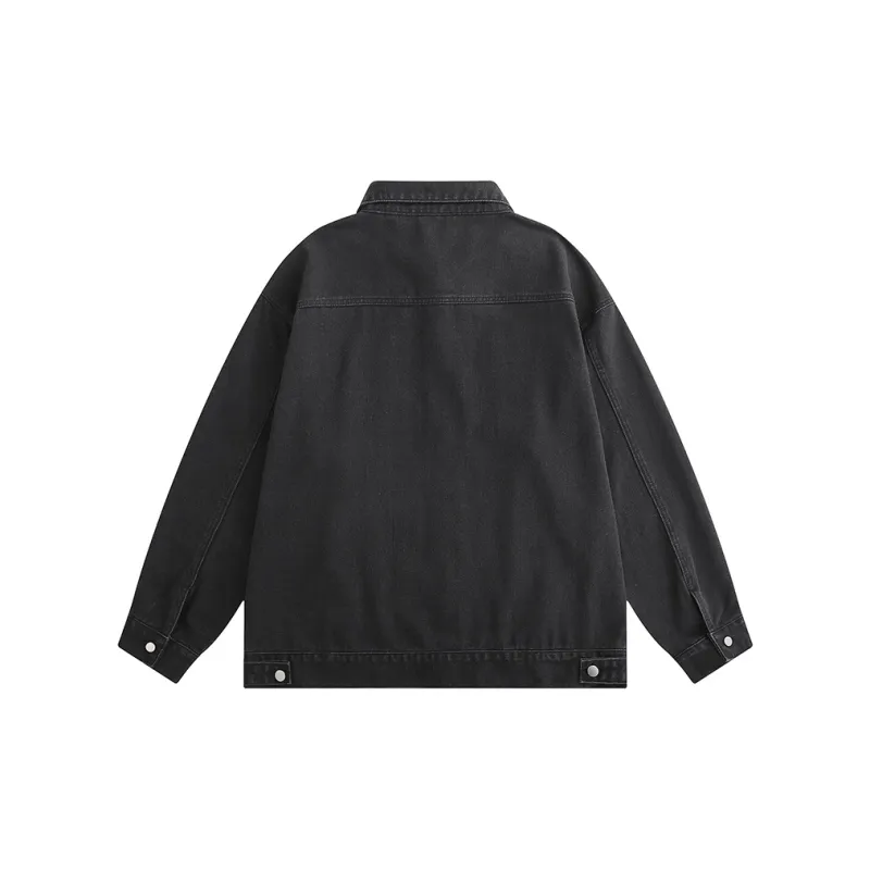 GROW DATE Denim Jacket Unisex Yellow Mud-10