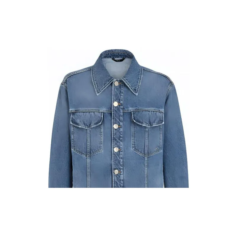 FENDI Collared Button Up Jacket-3