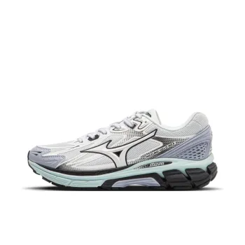 Mizuno Halo Mi Cushioned Slip Resistant Breathable Low Top Running Shoes Unisex Gray Blue