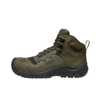 KEEN Wear resistant And Lightweight Mid Top Hiking Shoes Men's Green
