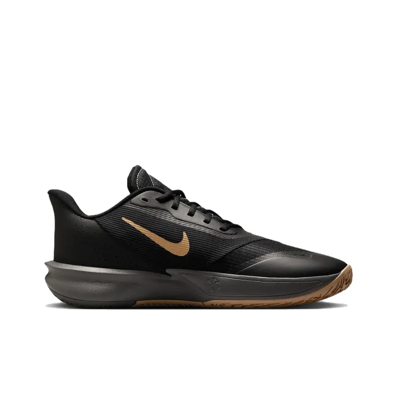 Nike Precision 7 Black Parachute Beige Iron Grey Metallic Gold-1