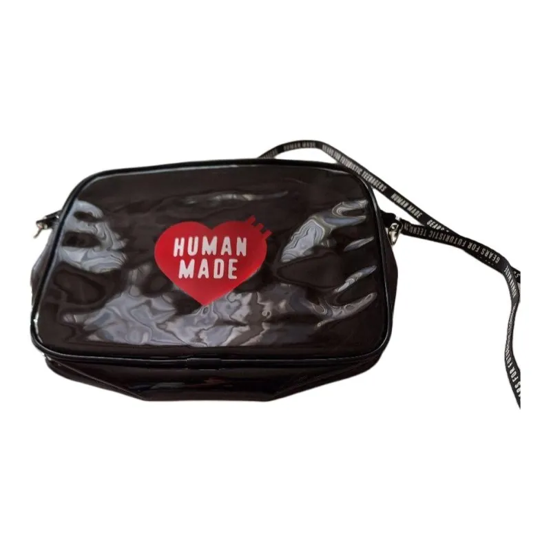 HUMAN MADE PVC Shoulder Bag Crossbody Bag Regular Unisex Black-2