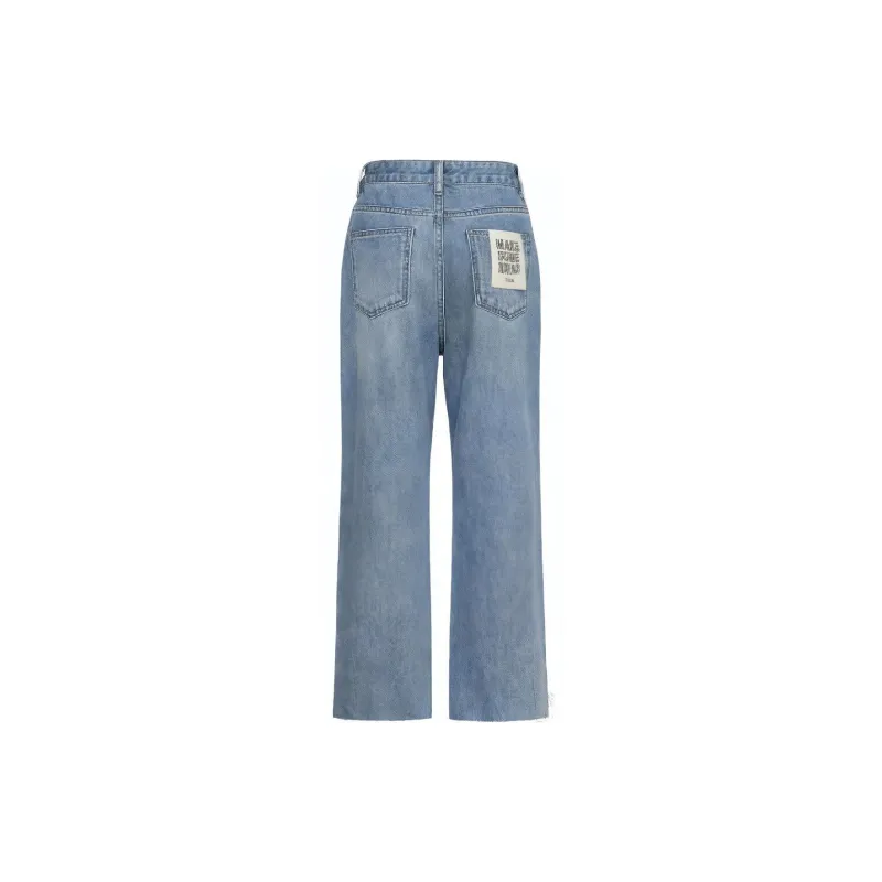MEIYANG Jeans Women's Blue-1
