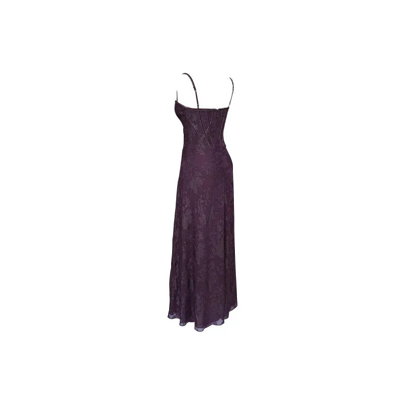 HOUSE OF CB Esme Slip Dress Women's Grape/Grape-2