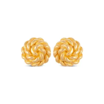 Givenchy 1980s Rope Knot Earrings