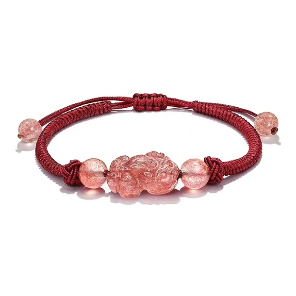 CHINA GOLD Obsidian Bracelets Unisex-3