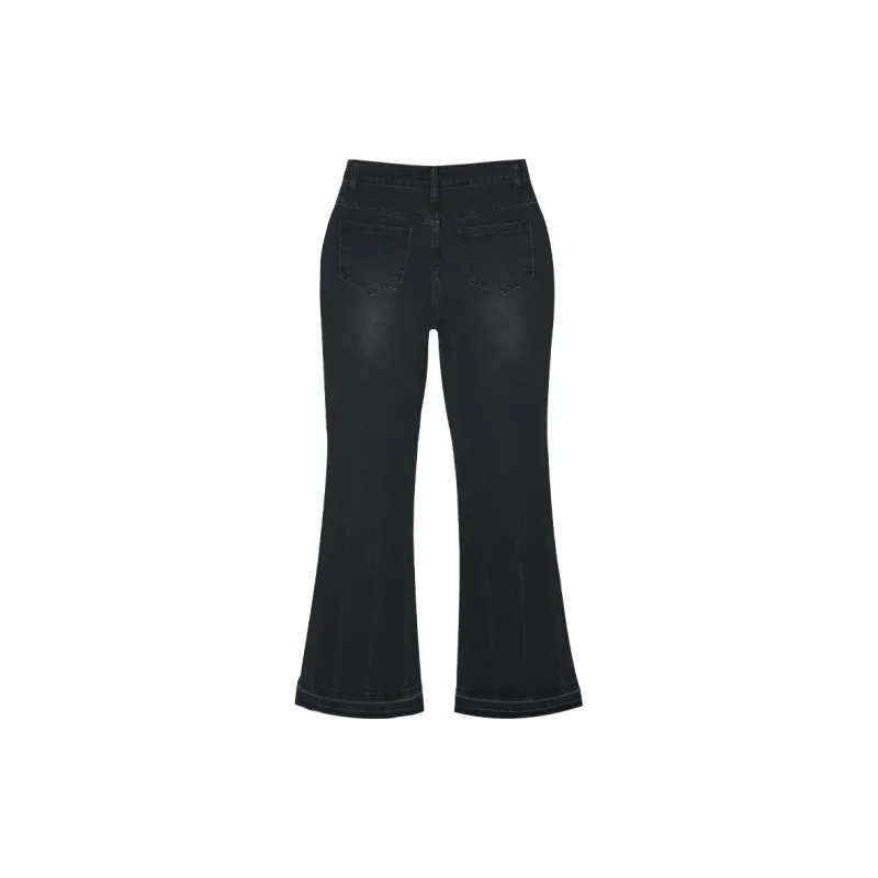 MISHOW Jeans Women's Black Gray Color-1