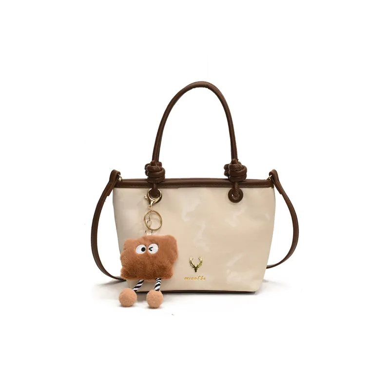 Yalu PU Tote Bag, Shopping Bag, Shoulder Bag, Handbag Regular Women's Black/Beige/Brown-8