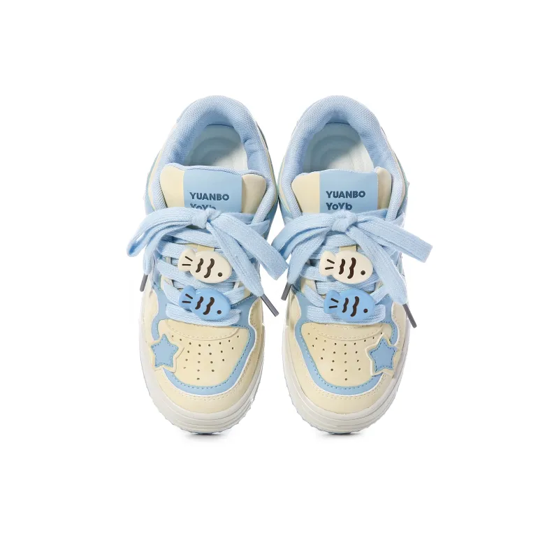 Lovely You Lightweight Anti-Slip Low-Top Skateboard Shoes Women's-15