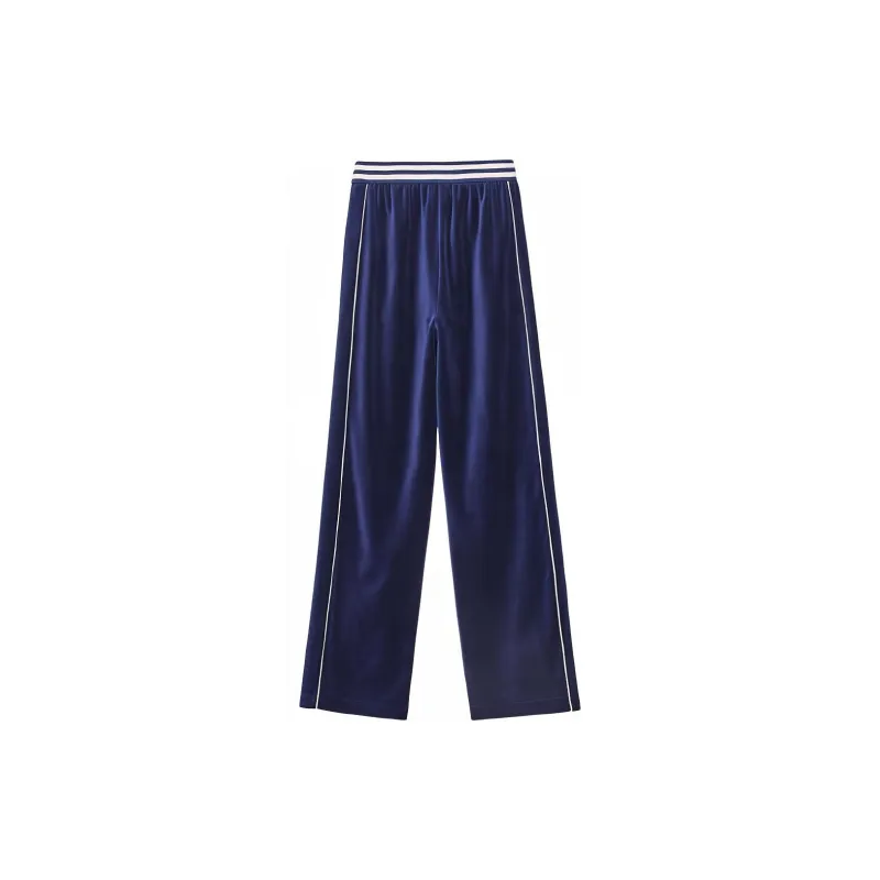 Ed Hardy SS24 Casual Pants Women's Blue-1