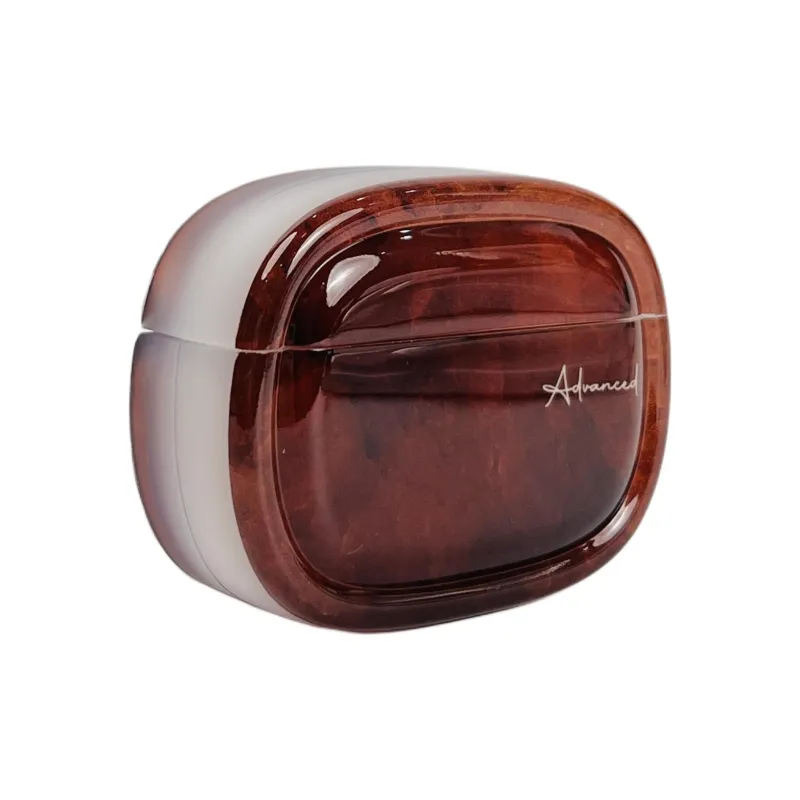 Sopi Compatibility With Apple AirPods 4/2/3/4th Generation/AirPods Pro/Pro 2 TPU Brown Green Blended Headphone Cases-1