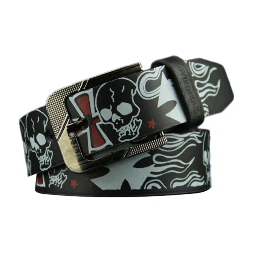 JKEM PU/Alloy Leather Belts Unisex 3.8cm