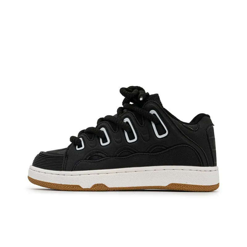 BEIER Youthful Revitalization Preppy Low Top Skateboard Shoes Unisex-6