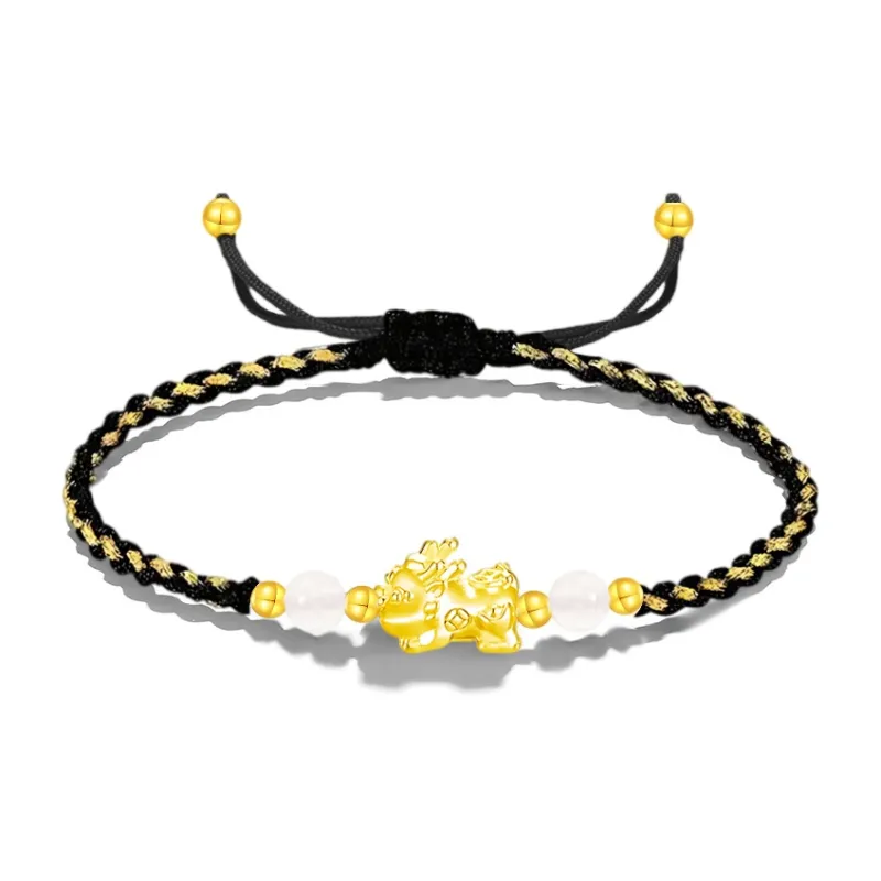 GUDS GAVE S999 Fine Silver Woven Rope Bracelets Women's-1