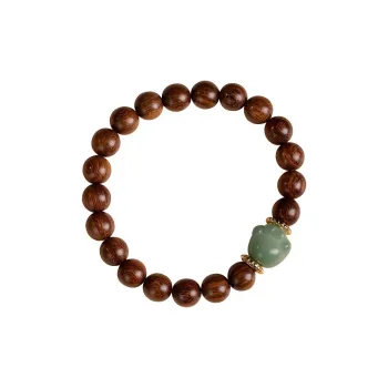 SHUZHUO Golden Sandalwood Bracelets Unisex