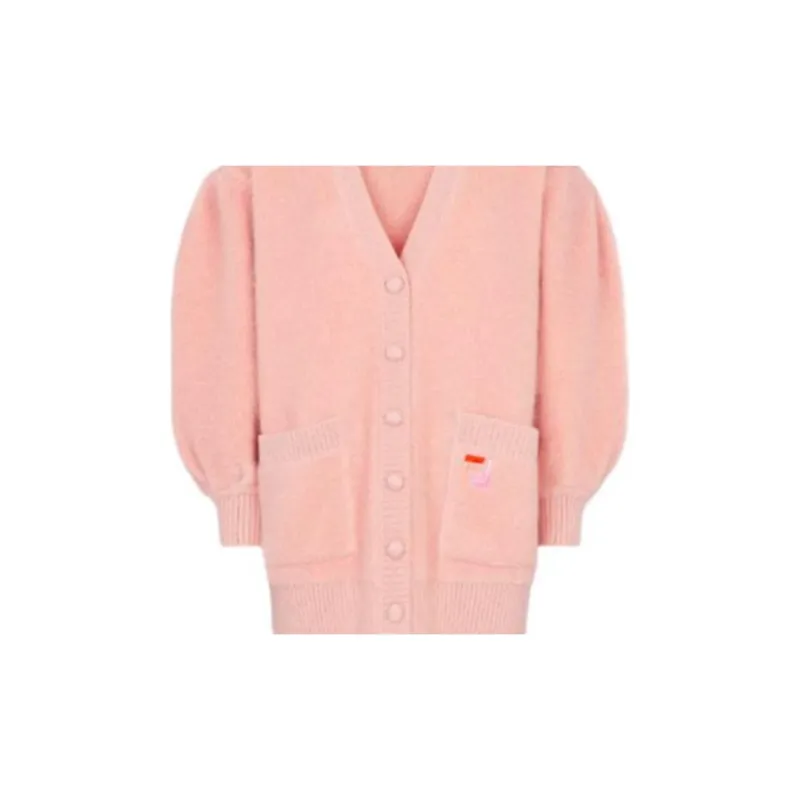 FENDI SS21 Loose Fit Knitwear Women's Pink-2