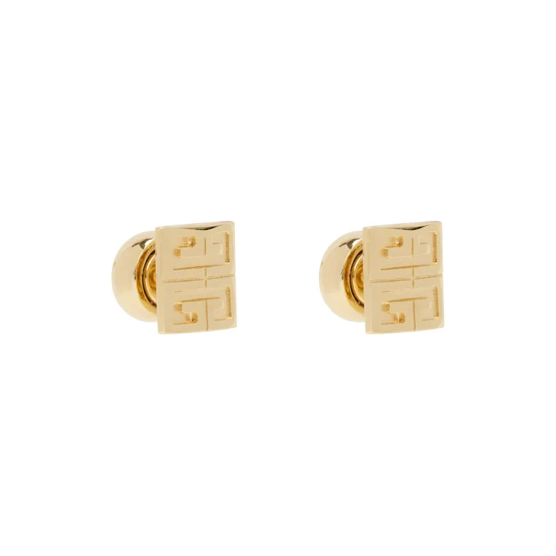 Givenchy Brass Stud Earrings Men's Gold-1