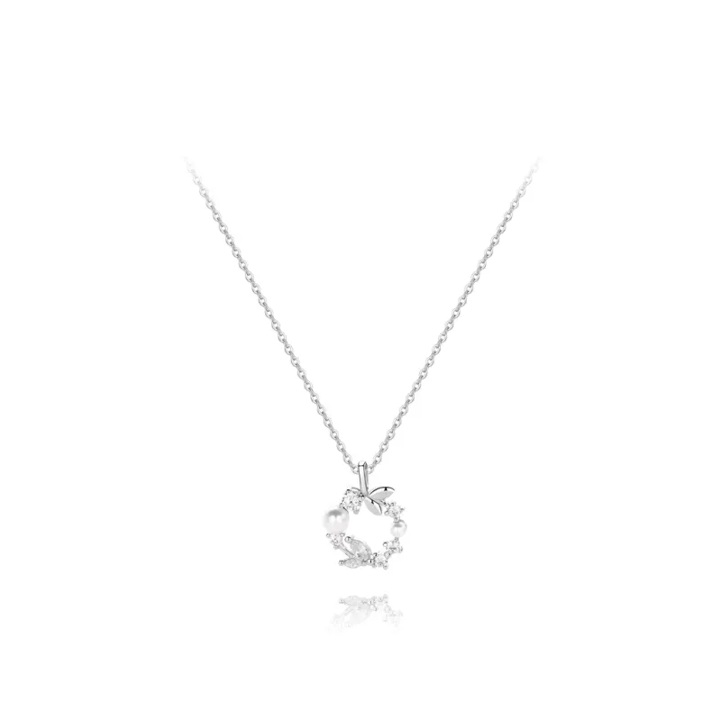 BLANK IN BLANK Sterling Silver Necklaces Women's Anniversary Bestie Girlfriend Couple Birthday Box-0