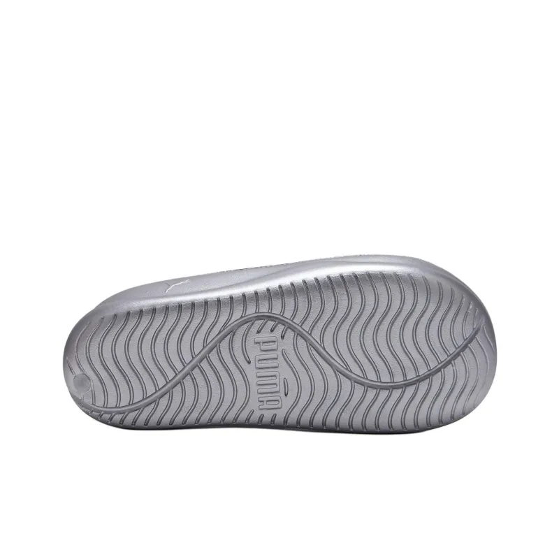 PUMA Wave Abrasion Resistant Slip Resistant Flip Flops Women's Silver-5