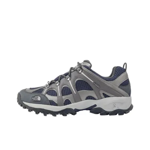THE NORTH FACE Hedgehog Anti Slip Wear Resistant Waterproof Breathable Grip Low Top Trekking Shoes Men's Dark Gray