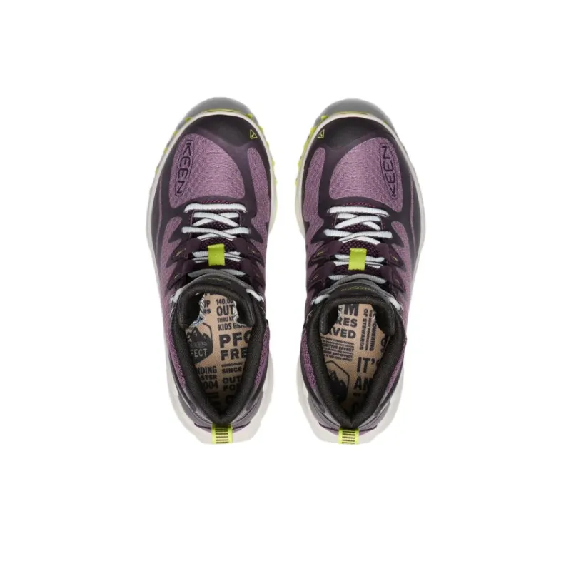 KEEN Zionic Anti Slip Wear Resistant High Top Hiking Shoes Women's Purple-3