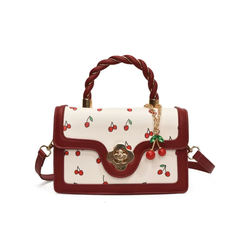 Yalu PU Shoulder Bag, Crossbody Bag, Handbag Regular Women's White/Yellow/Red-9