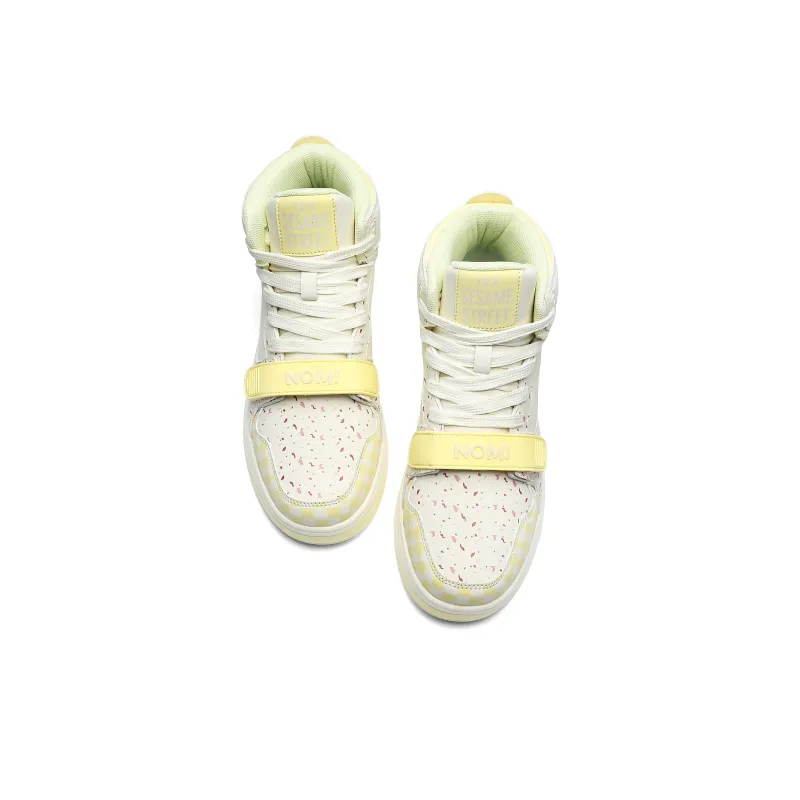 SESAME STREET Cushioned Slip-Resistant Mid-Top Vintage Basketball Shoes Unisex-22