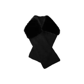 ZARA Alpaca Knit Scarves Women's Black