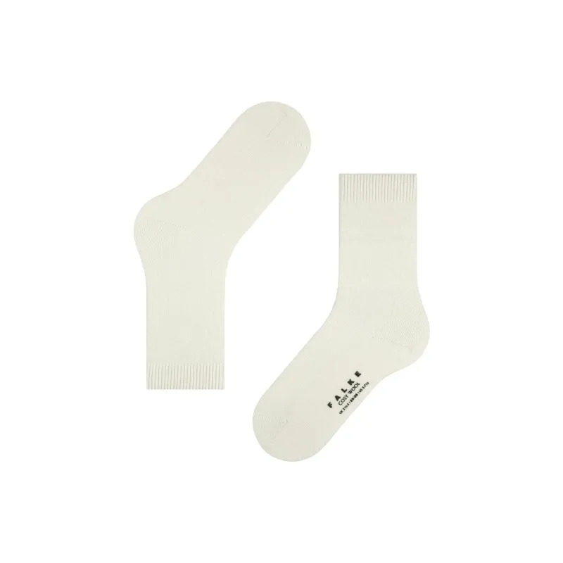 FALKE Mid-Calf Socks Unisex 1 Pack Gray White-1