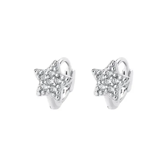 CARAT'S DIARY S925 Silver Stud Earrings Women's-0
