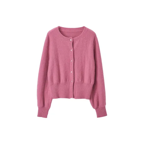 XIANGYING Knitwear Women's Barbie Pink