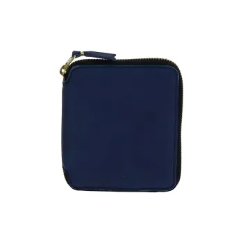 CDG Leather Wallet Regular Unisex Blue