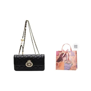 PARK DANCE PU Shoulder Bag Regular Women's Black/White