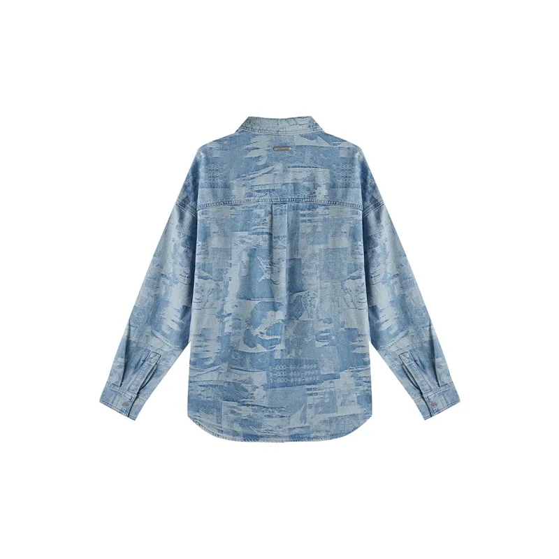 FUN x BEENTRILL Shirt Men's Denim Blue-1