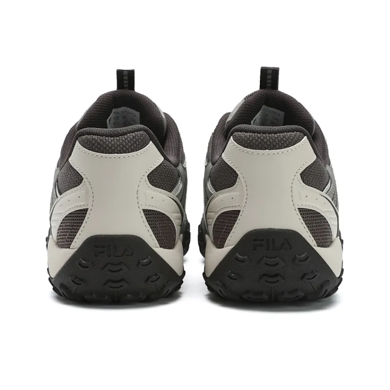 FILA PEBBLE Slip-Resistant Low-Top Running Shoes Men's Gray Brown-3