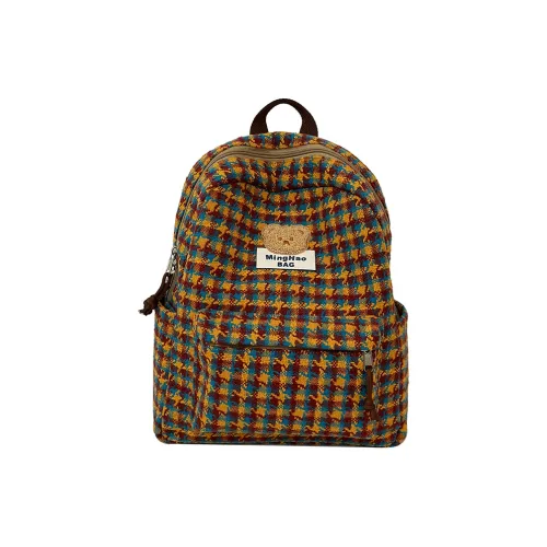 Kaka Tree Oxford Backpack Regular Unisex Orange/Brown